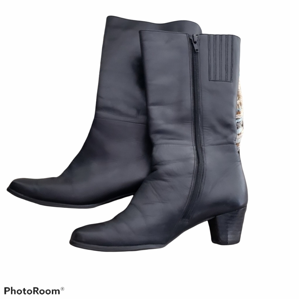 ROS HOMMERSON Leather Boots in Women Size 6.5 - Picture 1 of 9